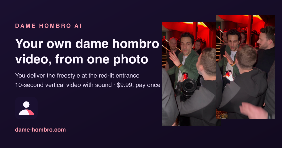 Dame Hombro AI screenshot